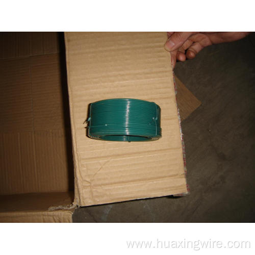 PVC coated green colour metal wire